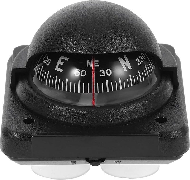ABS Material Portable Adjustable Car Compass Ball for Automotive Dashboard Boat and Truck Navigation - Image 1